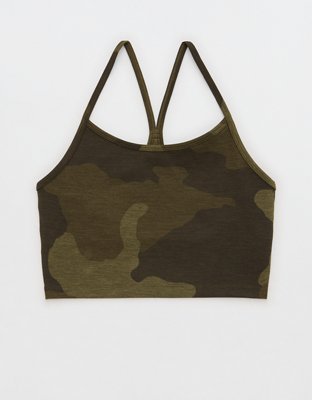 Aerie Blue Camo Workout SET leggings and sports bra