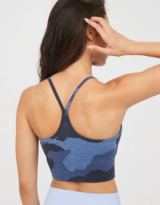 OFFLINE By Aerie The Hugger Bra deportivo de línea larga con espalda deportiva