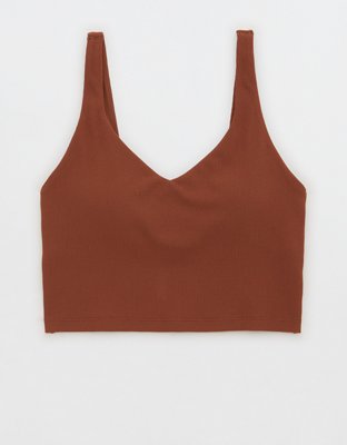 OFFLINE By Aerie Real Me Low Key Waffle Sports Bra