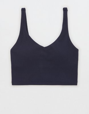 OFFLINE By Aerie Real Me Bra deportivo discreto de línea larga