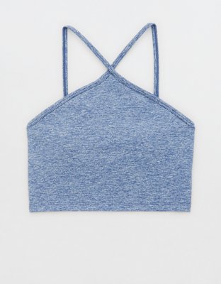 OFFLINE By Aerie The Hugger Halter Longline Sports Bra