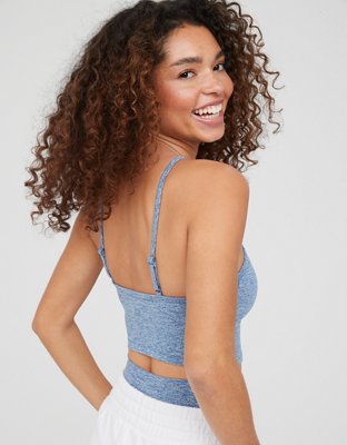 OFFLINE By Aerie The Hugger Halter Longline Sports Bra