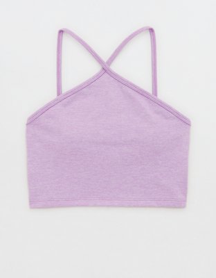 OFFLINE By Aerie Seamless Macrame Longline Sports Bra