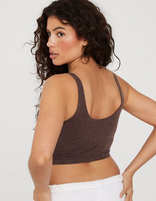 OFFLINE By Aerie Real Me Low Key Longline Sports Bra