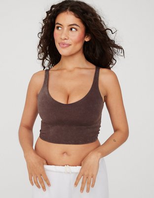 OFFLINE By Aerie Real Me Low Key Longline Sports Bra