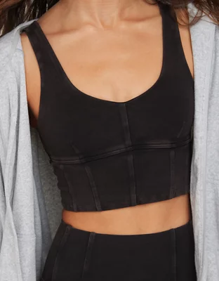 OFFLINE By Aerie OG Corset Longline Sports Bra