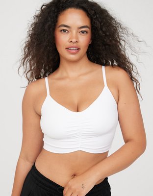 Soutien-gorge de sport long ruché Real Me OFFLINE d’Aerie