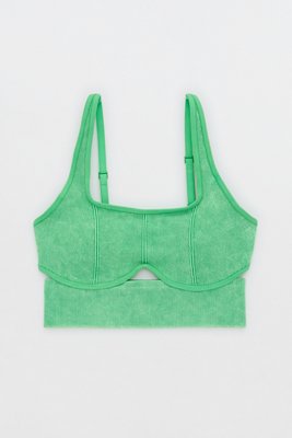 OFFLINE By Aerie Seamless Cut Out Sports Bra
