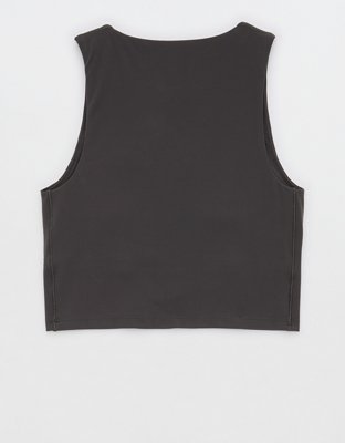 OFFLINE By Aerie Real Me XTRA High Neck Longline Sports Bra