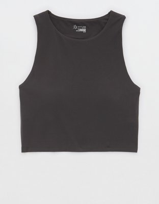OFFLINE By Aerie Real Me XTRA High Neck Longline Sports Bra