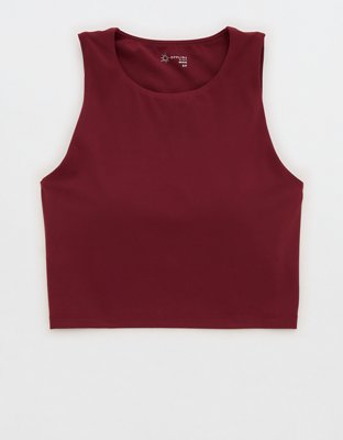 OFFLINE By Aerie Real Me XTRA High Neck Longline Sports Bra