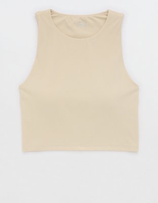 OFFLINE By Aerie Real Me XTRA High Neck Longline Sports Bra