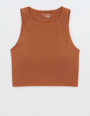 OFFLINE By Aerie Real Me XTRA High Neck Longline Sports Bra