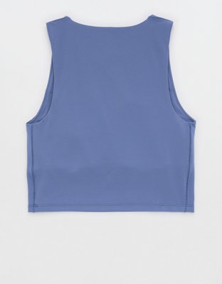 OFFLINE By Aerie Real Me XTRA High Neck Longline Sports Bra