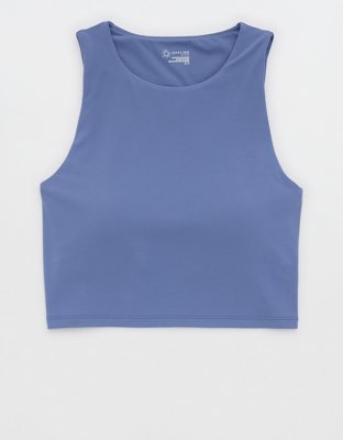 OFFLINE By Aerie Real Me XTRA High Neck Longline Sports Bra