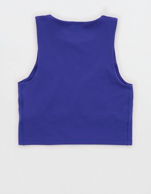 OFFLINE By Aerie Real Me XTRA High Neck Longline Sports Bra