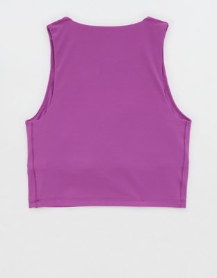 OFFLINE By Aerie Real Me XTRA High Neck Longline Sports Bra