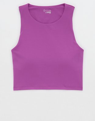 OFFLINE By Aerie Real Me XTRA High Neck Longline Sports Bra