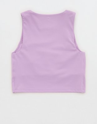 OFFLINE By Aerie Real Me XTRA High Neck Longline Sports Bra