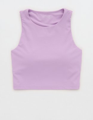 OFFLINE By Aerie Real Me XTRA High Neck Longline Sports Bra