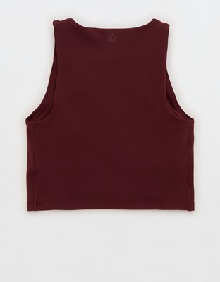 OFFLINE By Aerie Real Me XTRA High Neck Longline Sports Bra