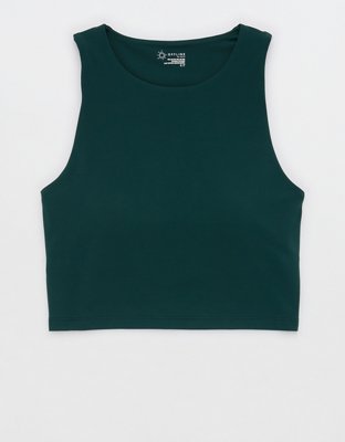 OFFLINE By Aerie Real Me XTRA High Neck Longline Sports Bra