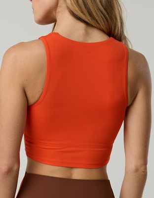 OFFLINE By Aerie Real Me XTRA High Neck Longline Sports Bra