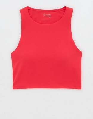 OFFLINE By Aerie Real Me XTRA Bra Deportivo de Línea Larga con Cuello Alto