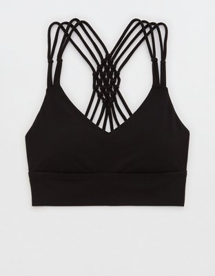 OFFLINE By Aerie Real Me Xtra Macrame Sports Bra