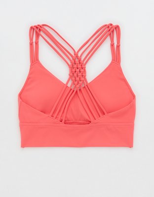 OFFLINE By Aerie Real Me XTRA Macrame Sports Bra