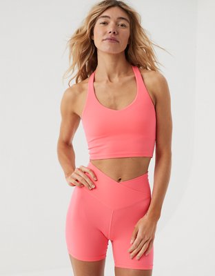 OFFLINE By Aerie Real Me Bra Deportivo Discreto con Espalda Deportiva