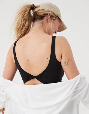 OFFLINE By Aerie Real Me Twist Back Longline Sports Bra