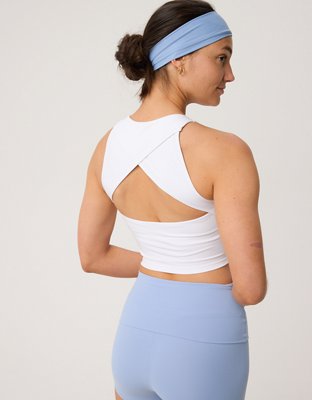 OFFLINE By Aerie Real Me Low Key Open Back Sports Bra