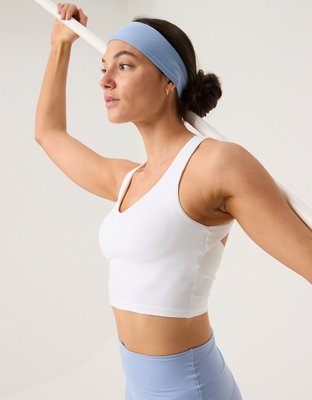 OFFLINE By Aerie Real Me Low Key Open Back Sports Bra