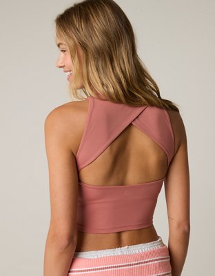 OFFLINE By Aerie Real Me Low Key Open Back Sports Bra