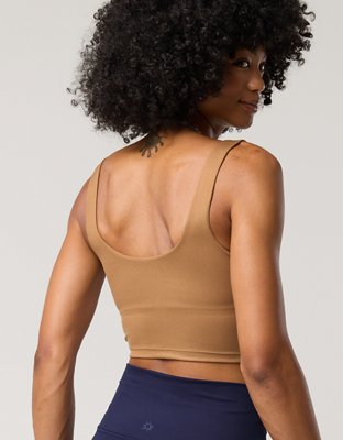 OFFLINE By Aerie Real Me Low Key Longline Sports Bra