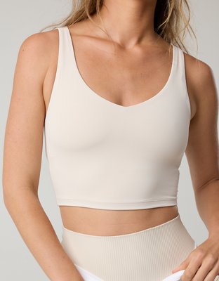 OFFLINE By Aerie Real Me Low Key Longline Sports Bra