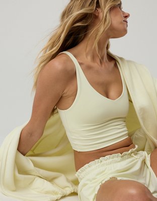 OFFLINE By Aerie Real Me Low Key Longline Sports Bra