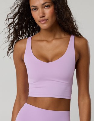 OFFLINE By Aerie Real Me Low Key Longline Sports Bra