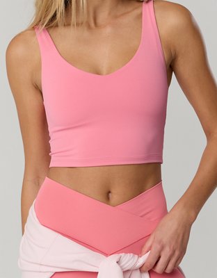 OFFLINE By Aerie Real Me Low Key Longline Sports Bra
