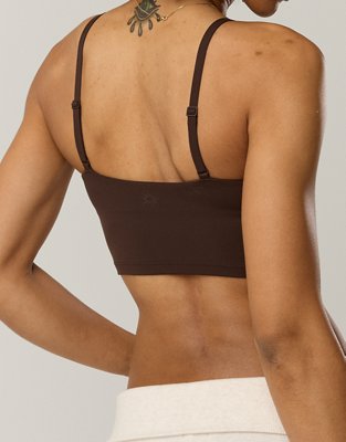 OFFLINE By Aerie Real Me Apron Longline Sports Bra