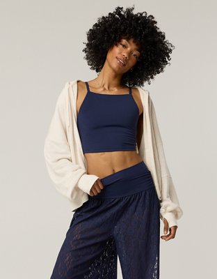 OFFLINE By Aerie Real Me Apron Longline Sports Bra