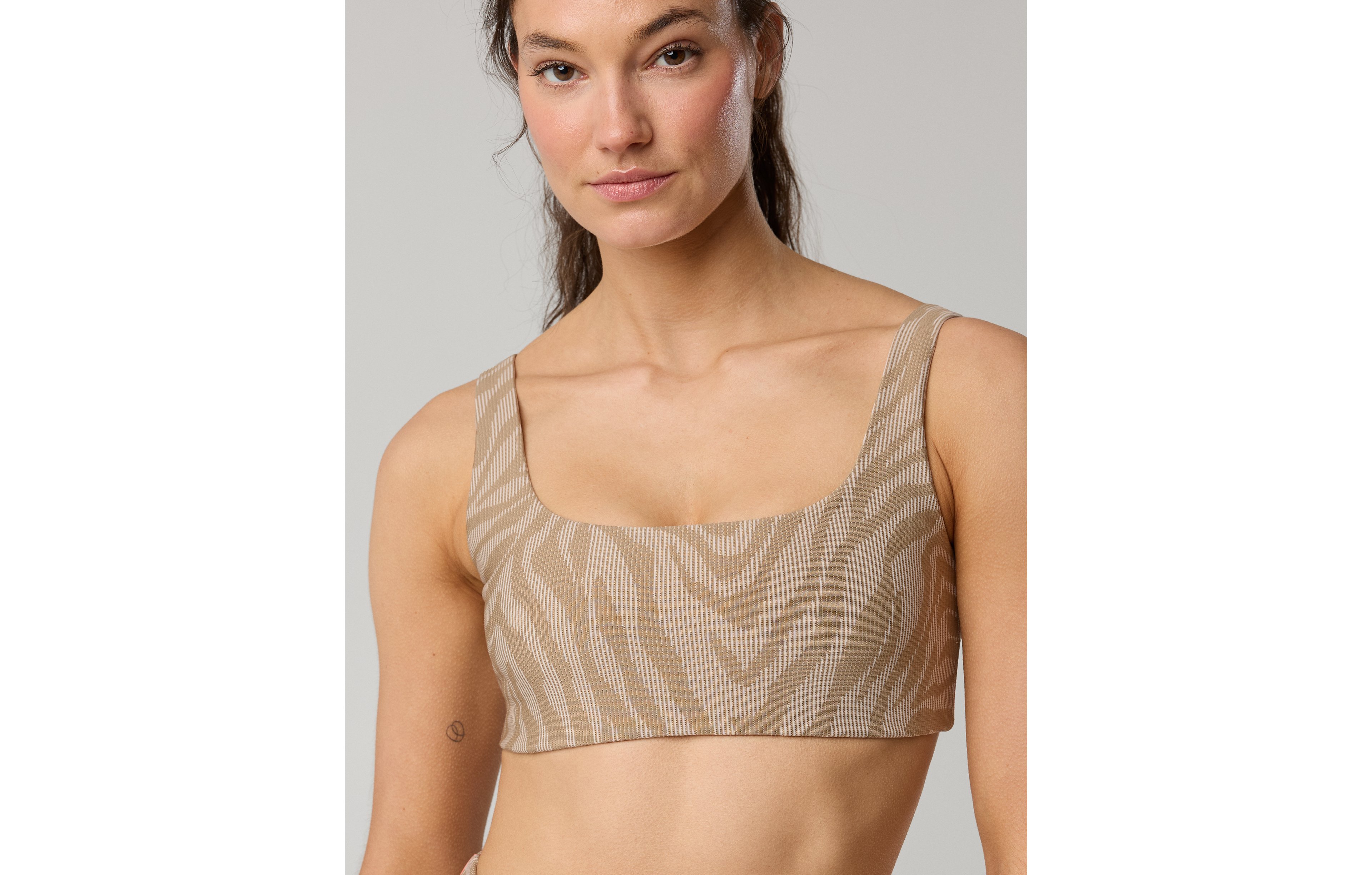 OFFLINE By Aerie Stripe Rib Classic Sports Bra