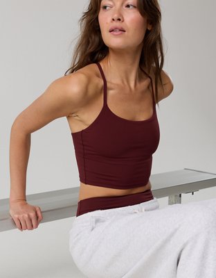 OFFLINE By Aerie Real Me XTRA Strappy Longline Sports Bra