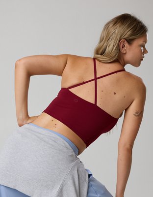 OFFLINE By Aerie Real Me Xtra Strappy Longline Sports Bra