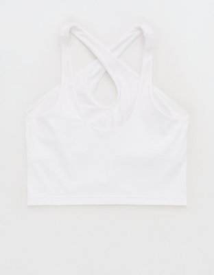 OFFLINE By Aerie Real Me XTRA Criss Cross High Neck Sports Bra