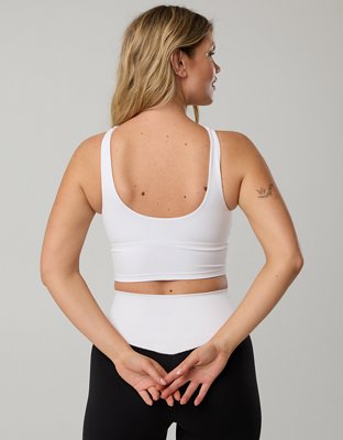 OFFLINE By Aerie Real Me XTRA Criss Cross High Neck Sports Bra