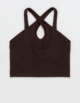OFFLINE By Aerie Real Me XTRA Criss Cross High Neck Sports Bra