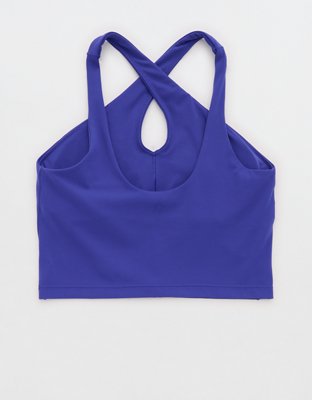OFFLINE By Aerie Real Me XTRA Criss Cross High Neck Sports Bra