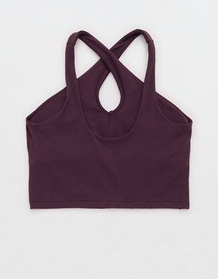 OFFLINE By Aerie Real Me XTRA Criss Cross High Neck Sports Bra